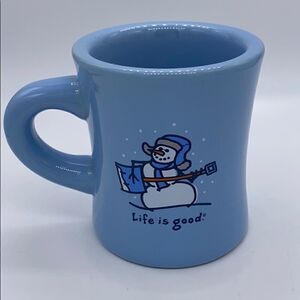 Life is Good Snowman Mug